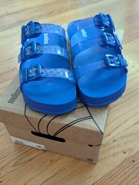 Melissa Cozy Stripes Sandal - Size 7